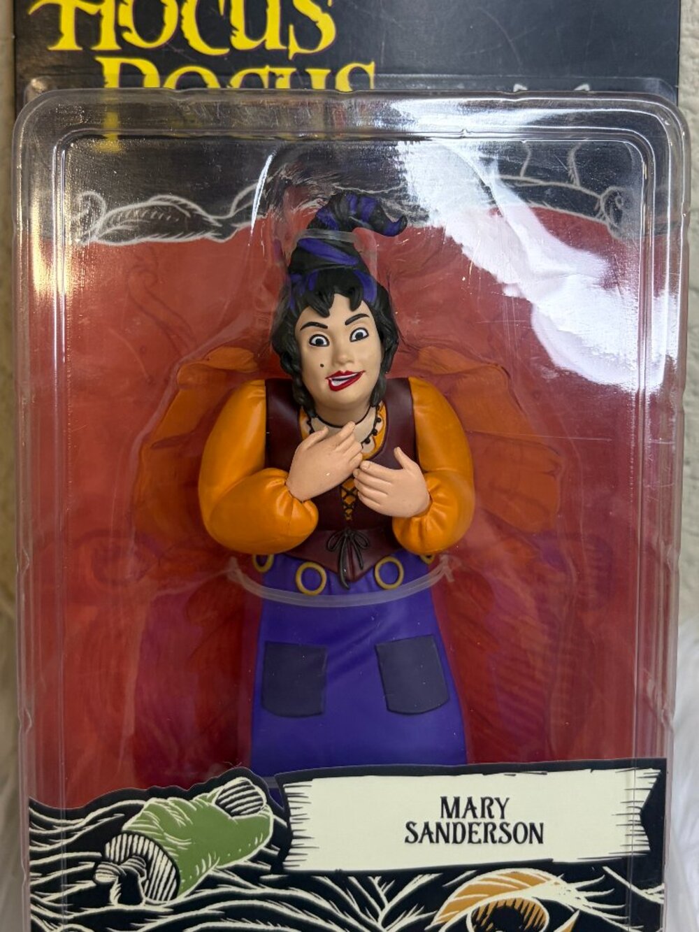 NECA Disney Hocus Pocus Mary Sanderson Toony Terrors Figure Sealed NWT